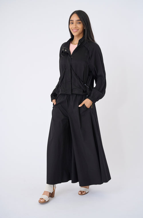 BORA STRETCH POPLIN PANT-BLACK