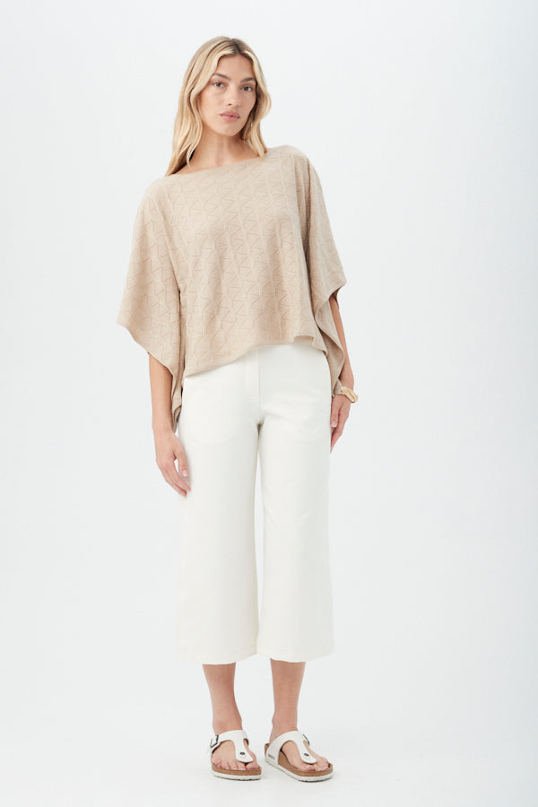 CHIC WRAP 2 SWEATER - CHAI