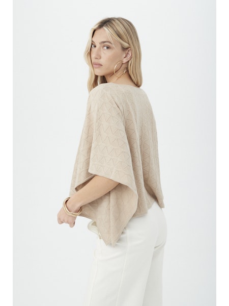 CHIC WRAP 2 SWEATER - CHAI