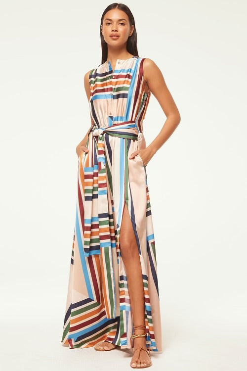 ANABELLA DRESS - SAN MIGUEL STRIPE