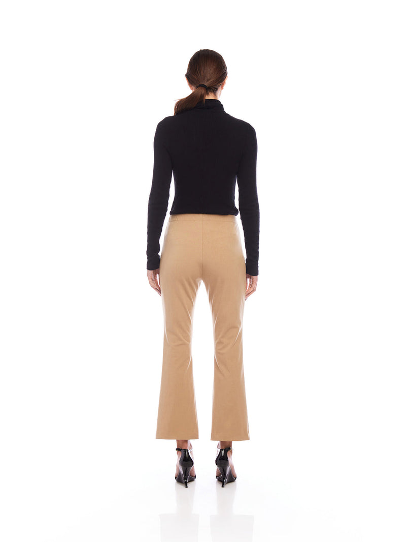 SIGOURNEY SADDLE STITCH PANTS - CAMEL