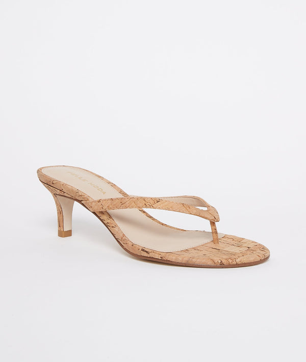 EFFI 4 LOW HEEL - NATURAL CORK