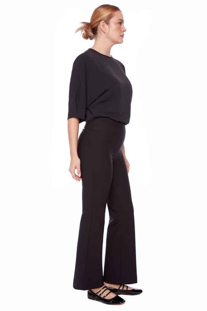 PONTE FULL-LENGTH BOOTCUT PANT - BLK