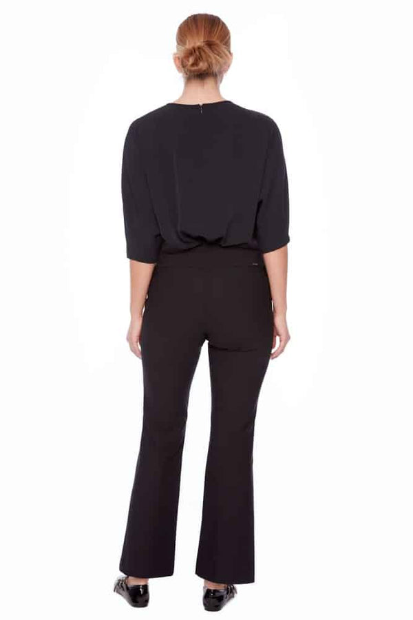 PONTE FULL-LENGTH BOOTCUT PANT - BLK