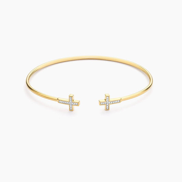 CROSS FLEXI CUFF BRACELET