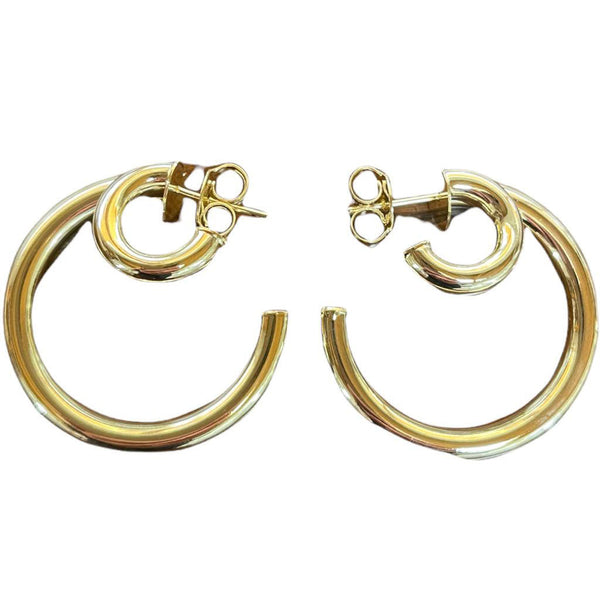 FRANKIE HOOPS - 1.5" - GOLD