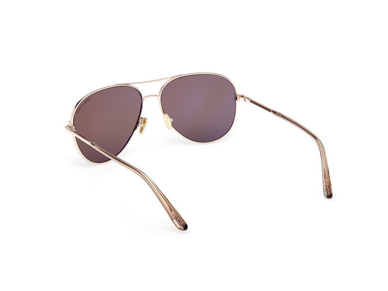 TOM FORD CLARK - SHINY ROSE GOLD POLARIZED