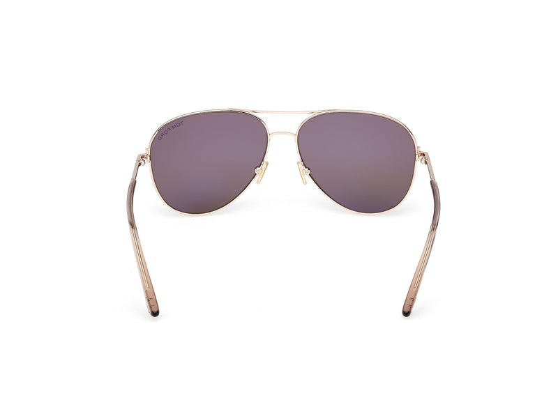 TOM FORD CLARK - SHINY ROSE GOLD POLARIZED