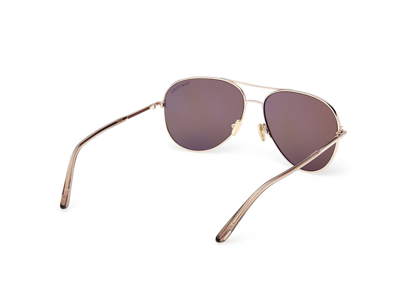 TOM FORD CLARK - SHINY ROSE GOLD POLARIZED