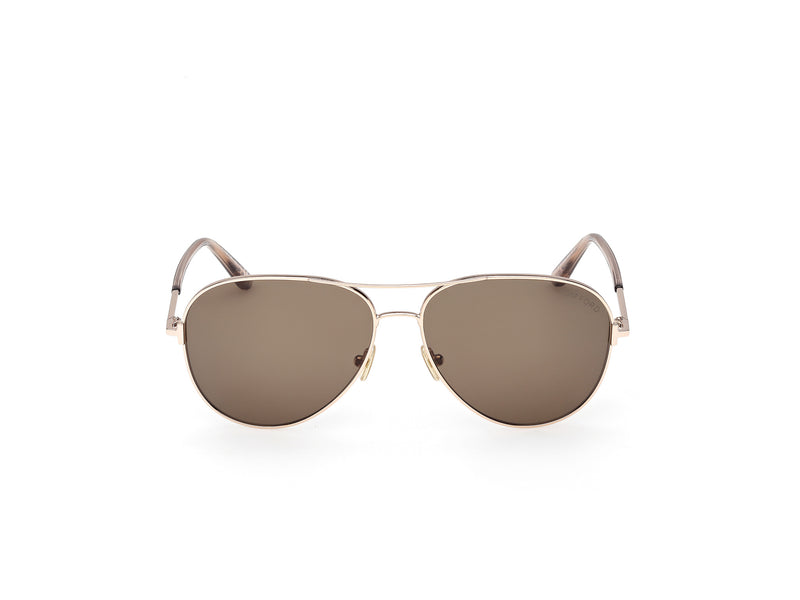 TOM FORD CLARK - SHINY ROSE GOLD POLARIZED