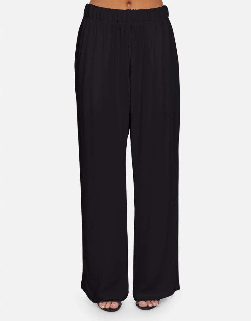 MABEL WIDE LEG PANT - BLK