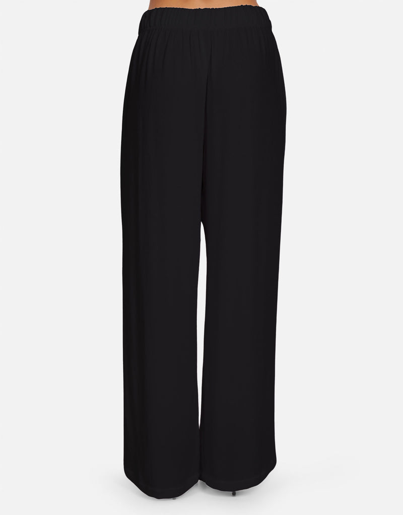 MABEL WIDE LEG PANT - BLK