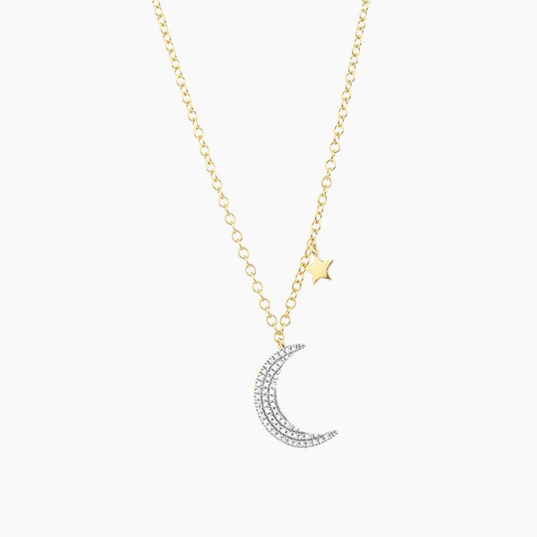 FLY ME TO THE MOON PENDANT NECKLACE