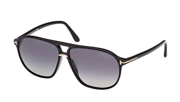 TOM FORD - BRUCE - POLARIZED - SHINY BLK