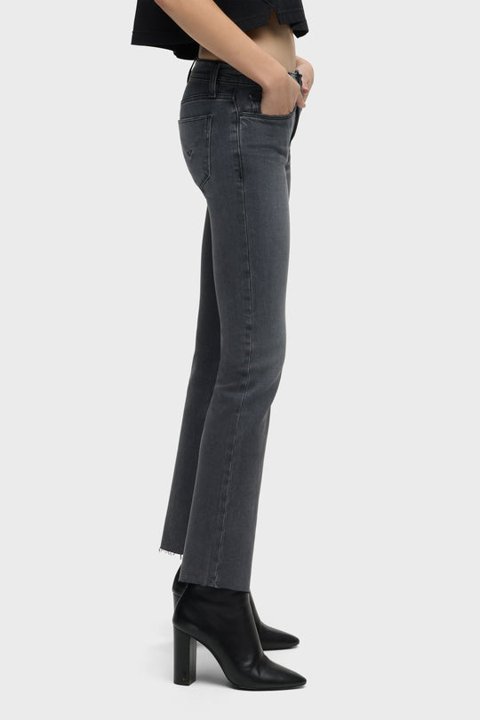 NICO MID-RISE BOOTCUT BAREFOOT JEAN - DUSKY NIGHT