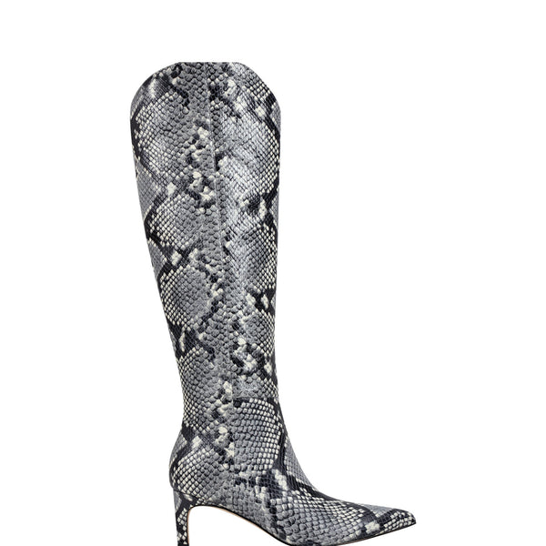 QUINNIE 3 BOOT-LT NAT GRAY SNAKE