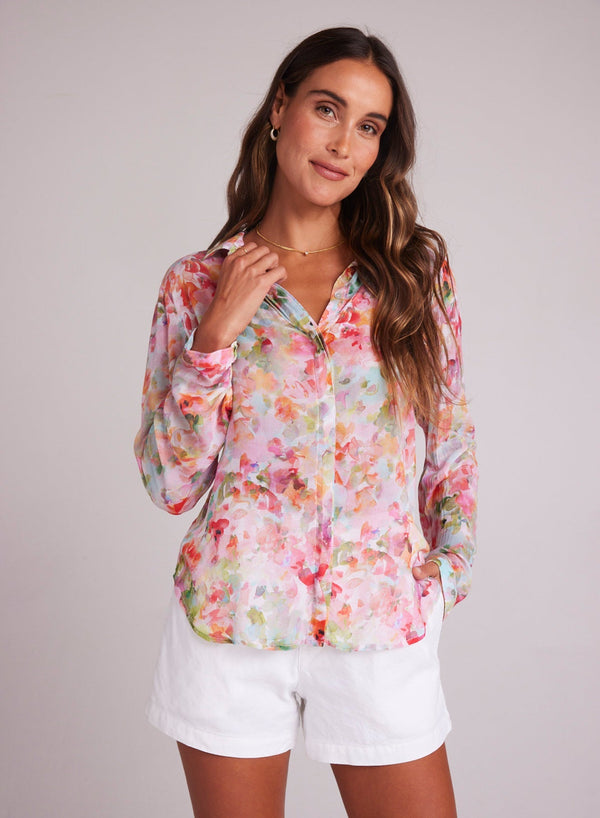 FULL BUTTON DOWN HIPSTER SHIRT - IPANEMA FLORAL