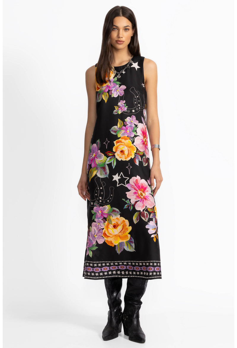 KAROLINA TEA LENGTH DRESS