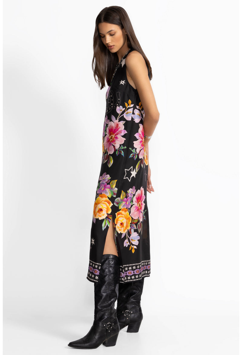 KAROLINA TEA LENGTH DRESS