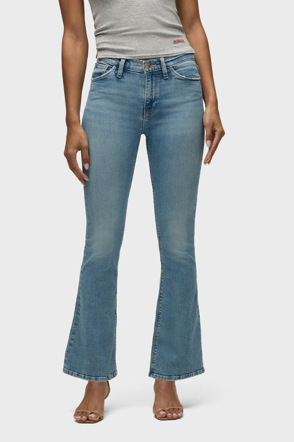 NICO MID RISE BOOTCUT BAREFOOT JEAN - BUTTERFLY