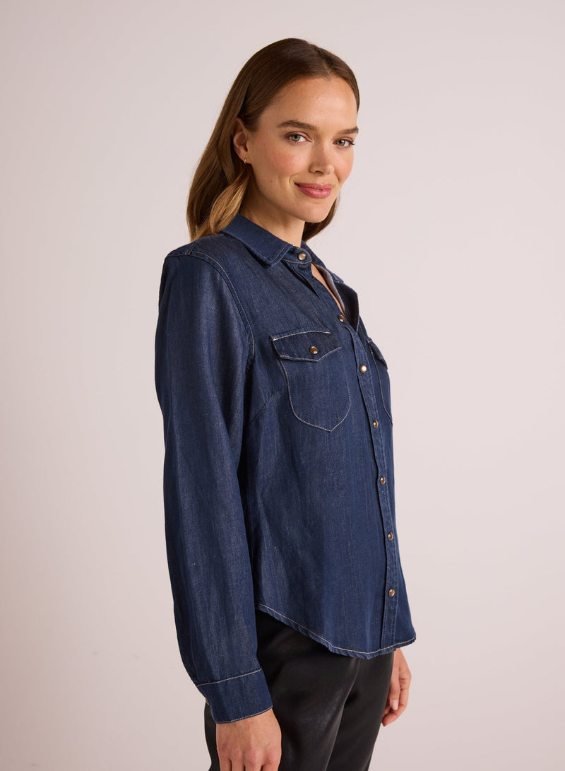 WESTERN SHIRT - DK DENIM