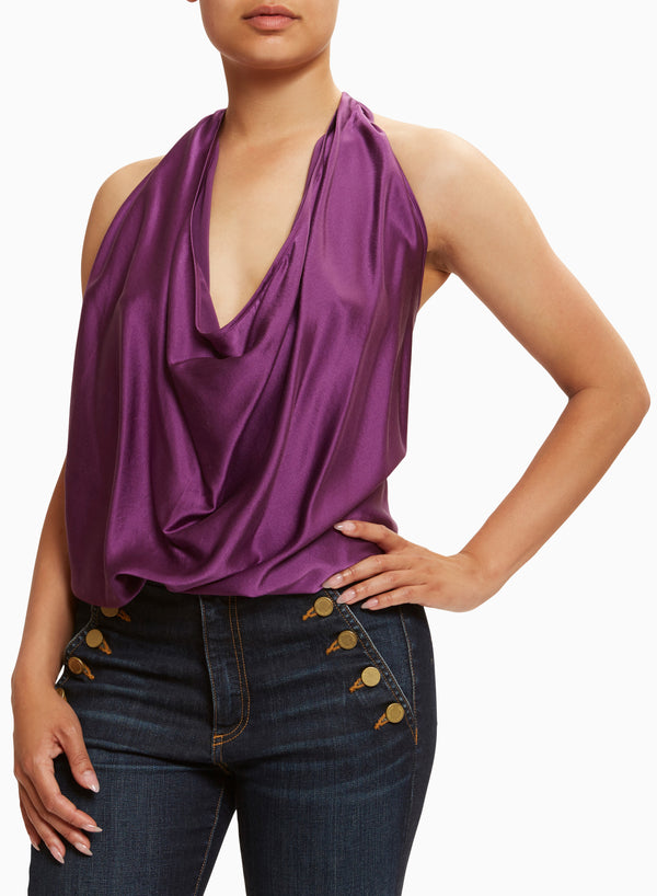 HARRIET HALTER TANK TOP